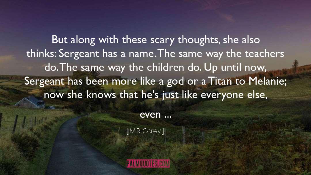 Anna Carey quotes by M.R. Carey