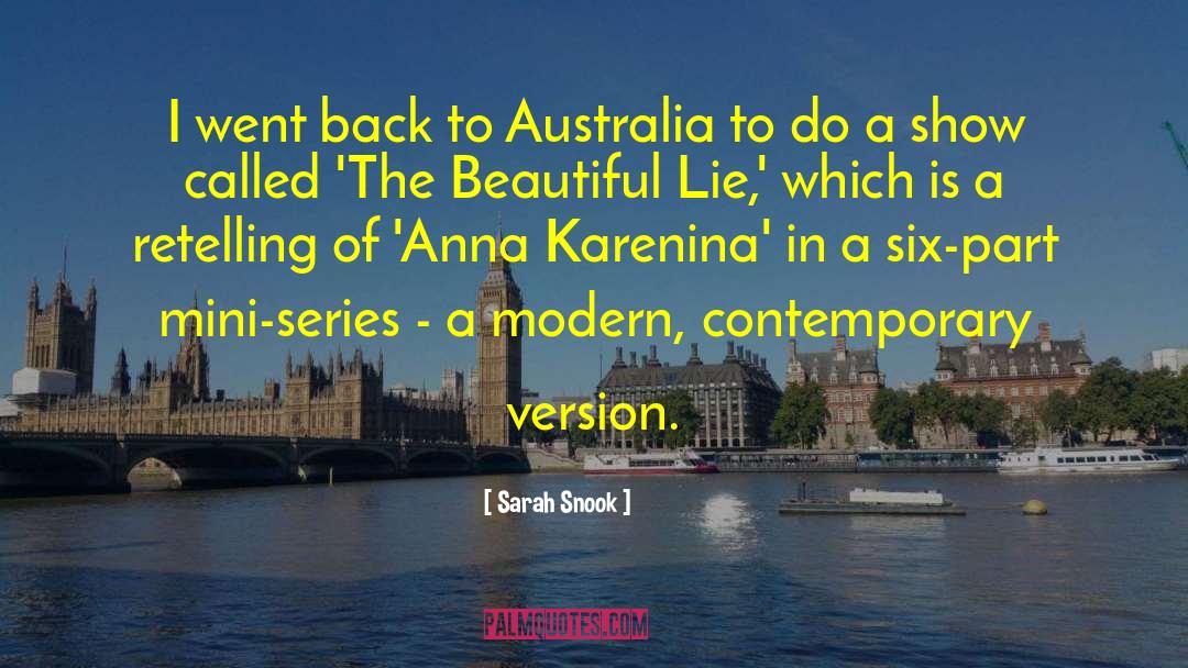 Anna Karenina quotes by Sarah Snook