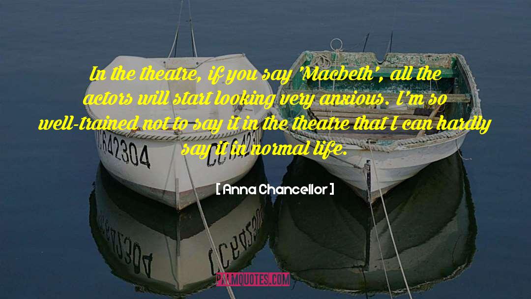 Anna Spinelli quotes by Anna Chancellor