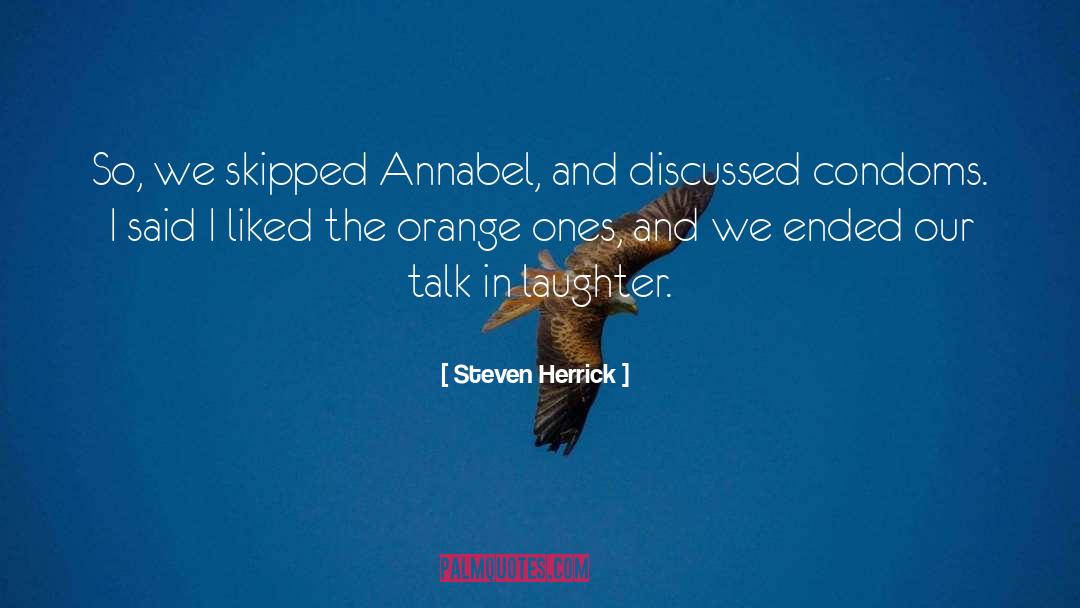 Annabel Blackthorn quotes by Steven Herrick