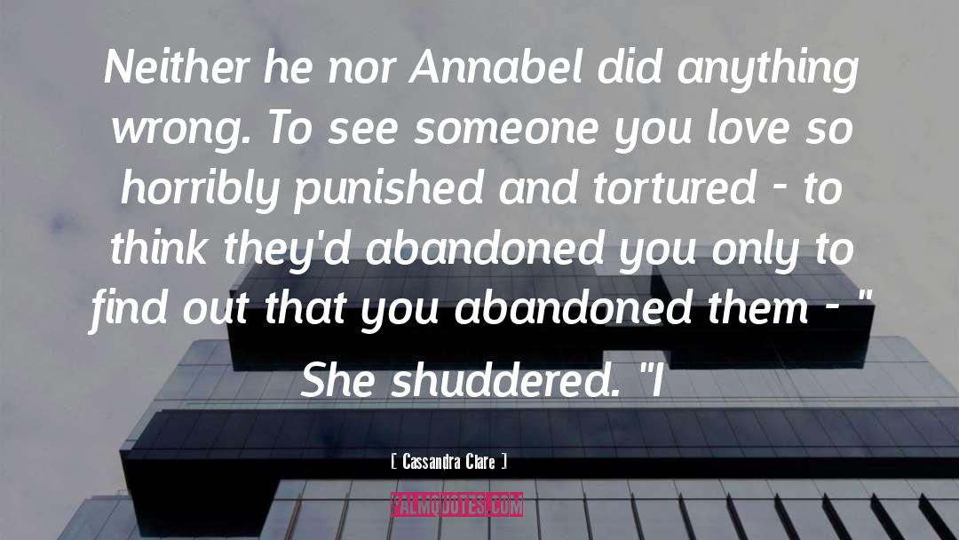 Annabel quotes by Cassandra Clare