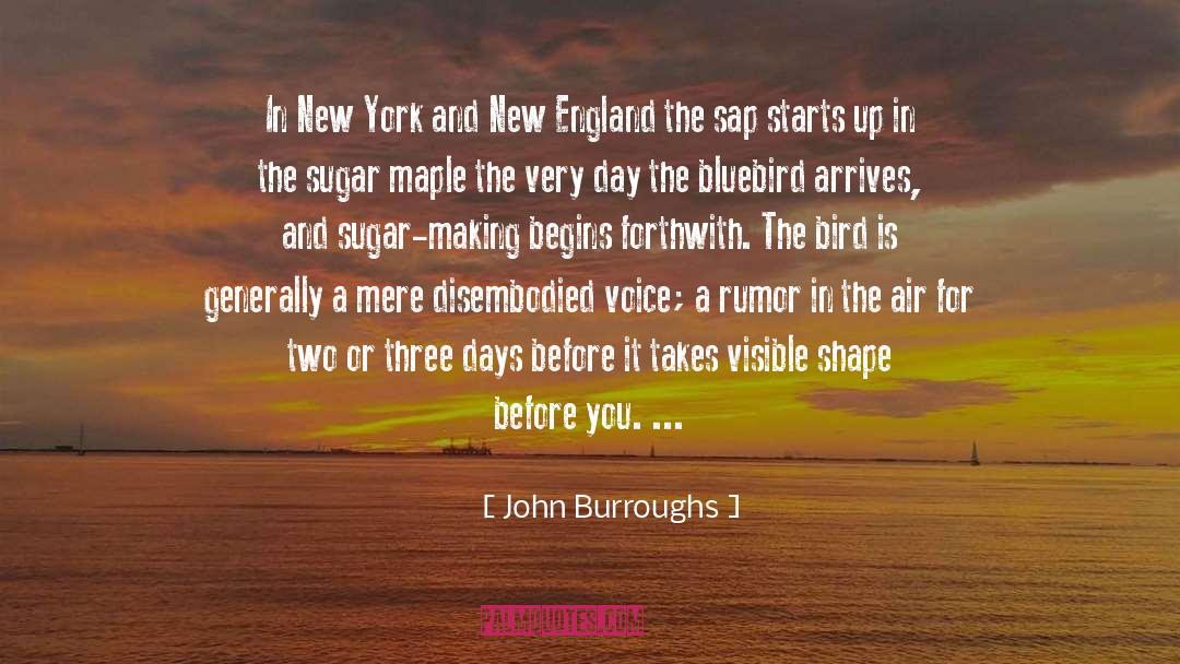 Annaberg Sugar quotes by John Burroughs