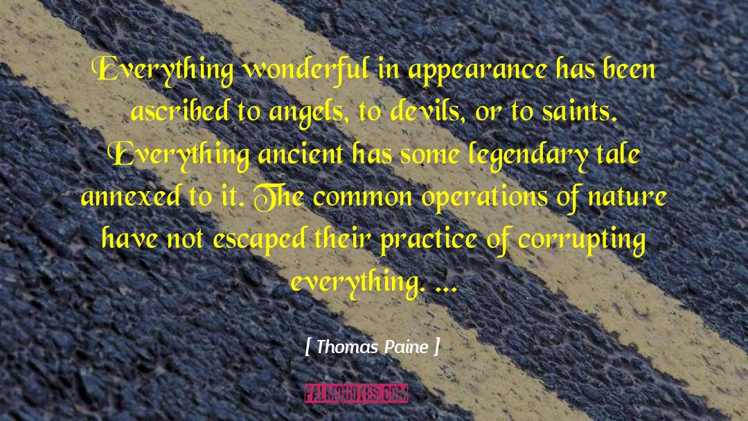 Annexed quotes by Thomas Paine