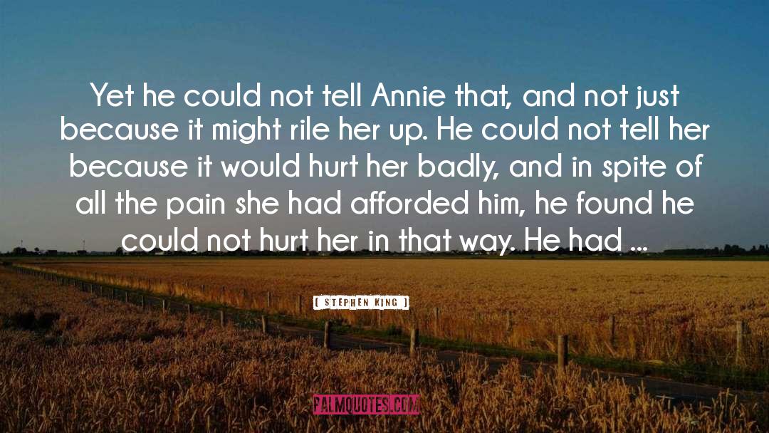 Annie Mathers quotes by Stephen King