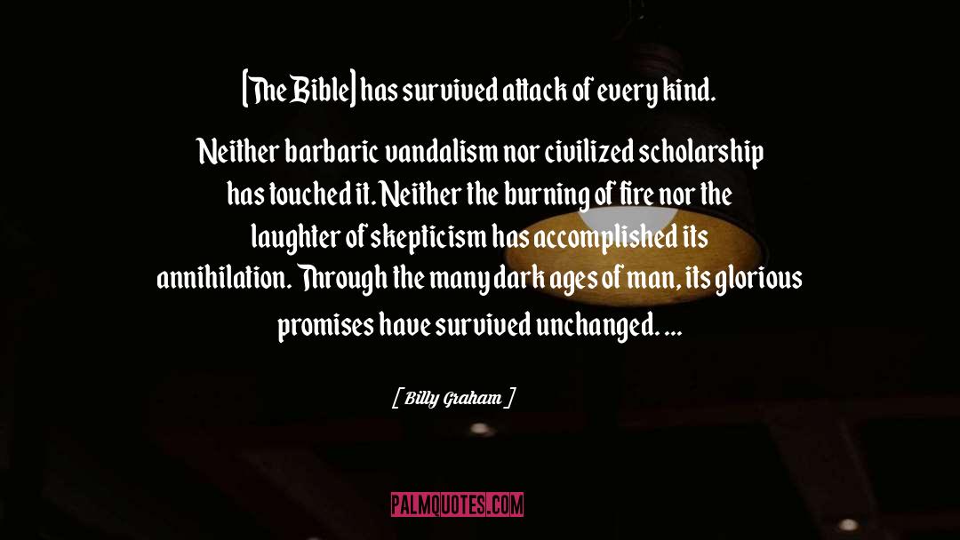 Annihilation quotes by Billy Graham