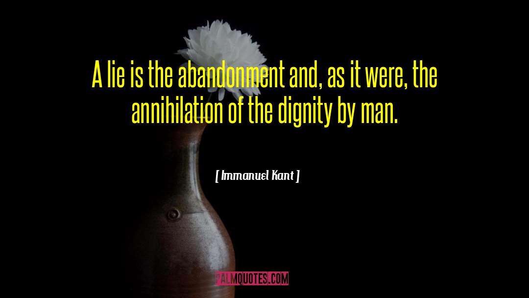 Annihilation quotes by Immanuel Kant