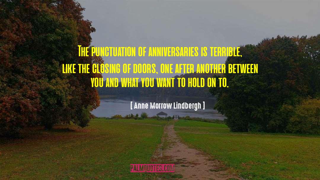 Anniversaries quotes by Anne Morrow Lindbergh