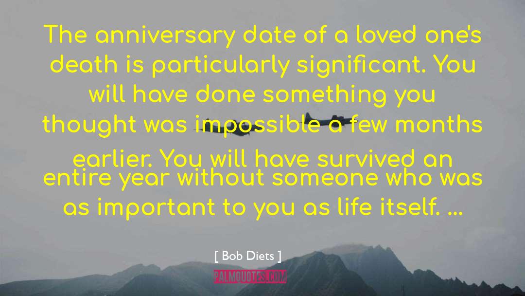 Anniversary Death quotes by Bob Diets