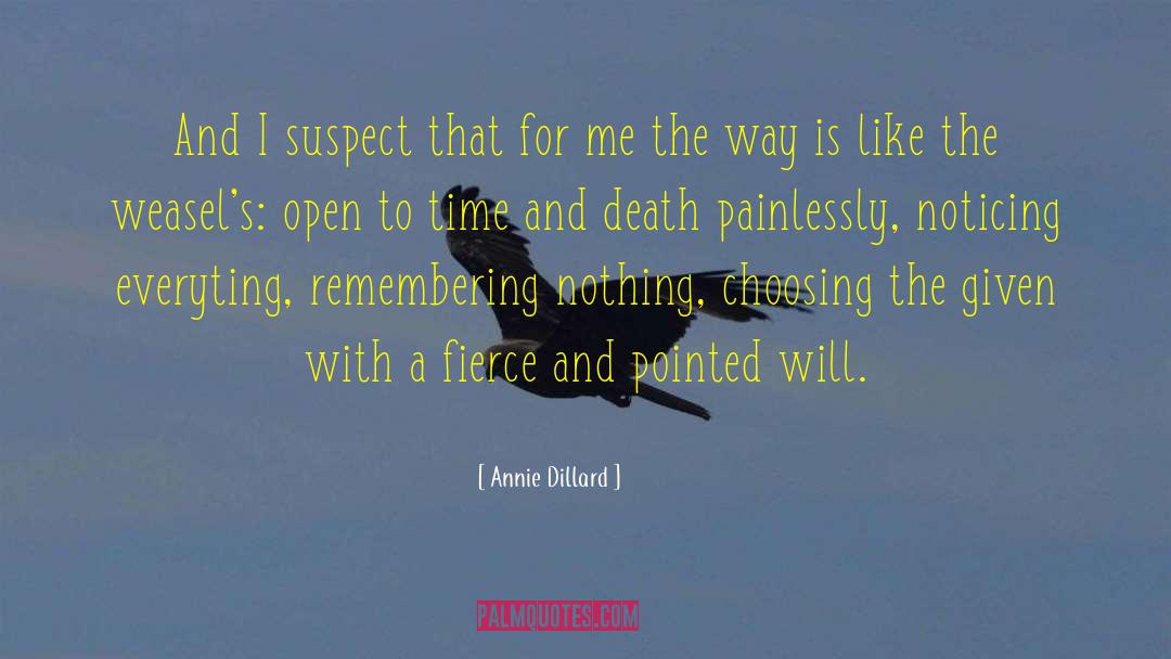 Anniversary Death quotes by Annie Dillard