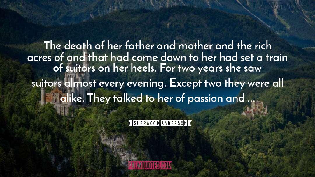 Anniversary Of Her Death quotes by Sherwood Anderson