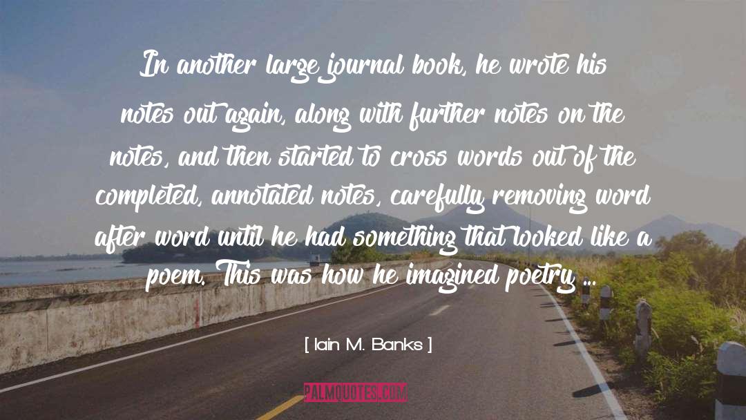 Annotated Bibliography quotes by Iain M. Banks