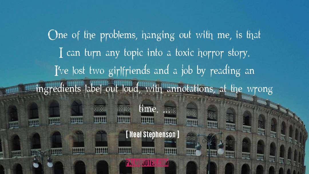 Annotation quotes by Neal Stephenson