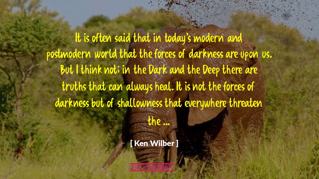 Announce quotes by Ken Wilber