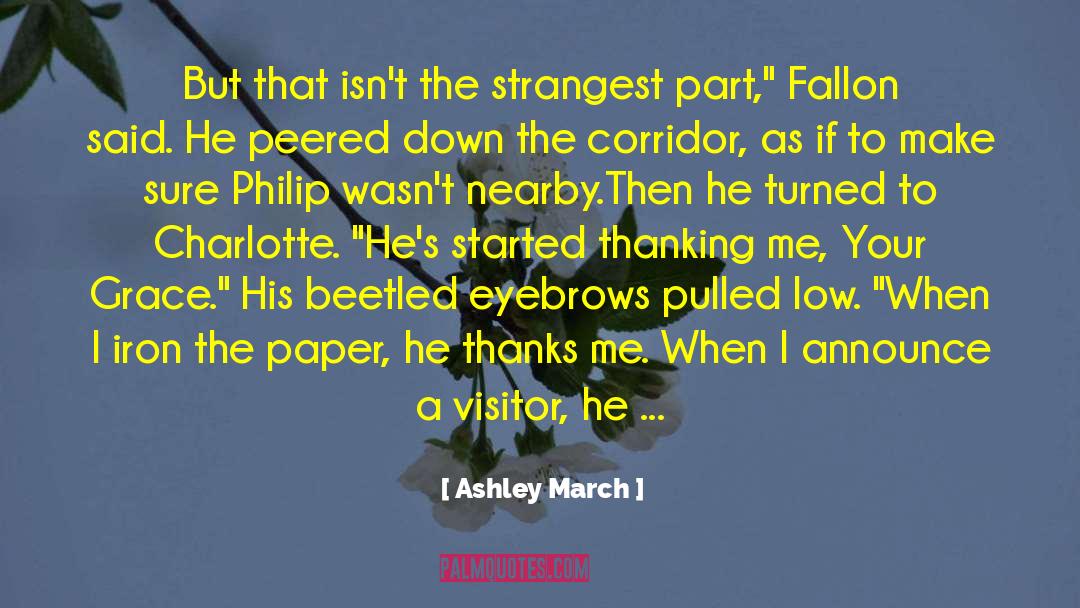 Announce quotes by Ashley March