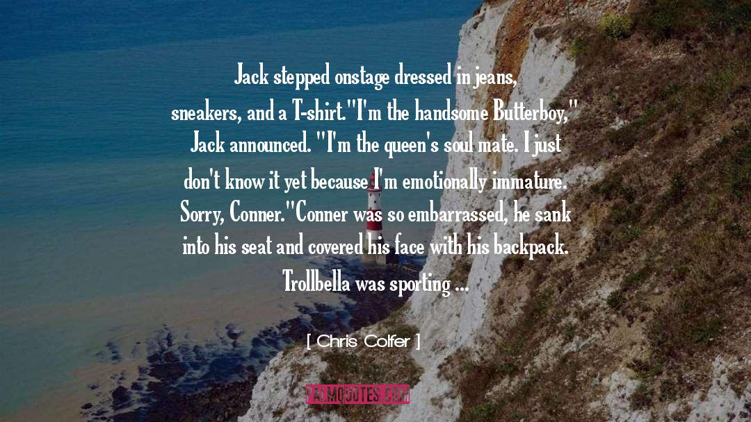 Announced quotes by Chris Colfer