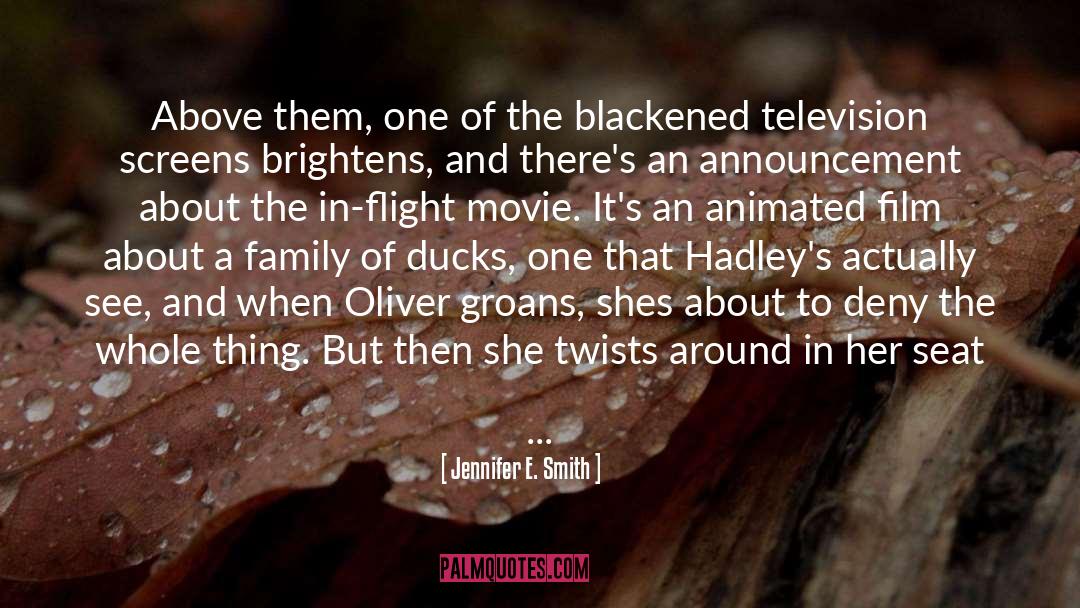 Announcement quotes by Jennifer E. Smith
