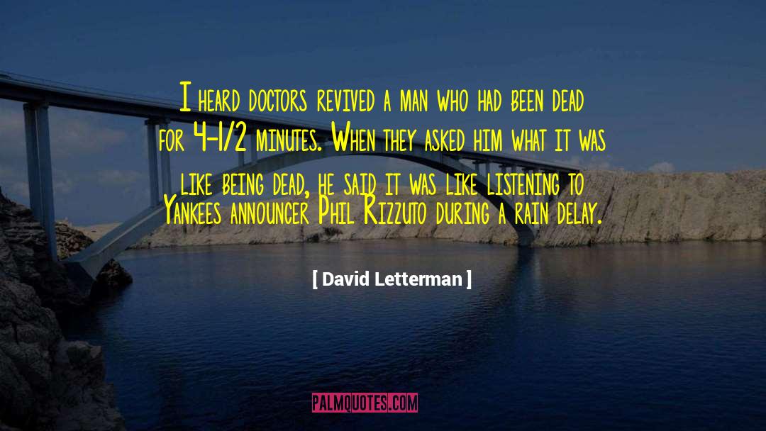 Announcer quotes by David Letterman