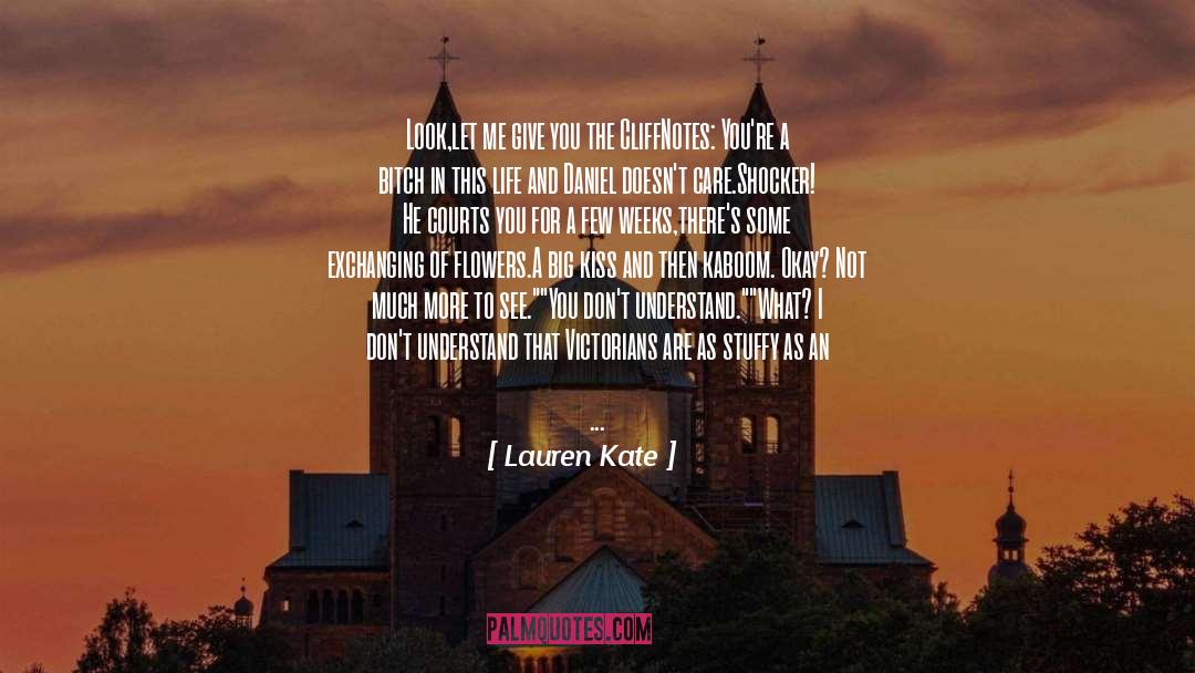 Announcer quotes by Lauren Kate