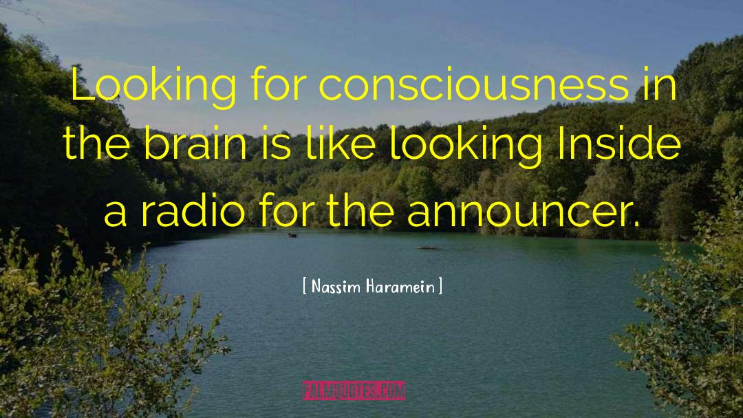 Announcer quotes by Nassim Haramein