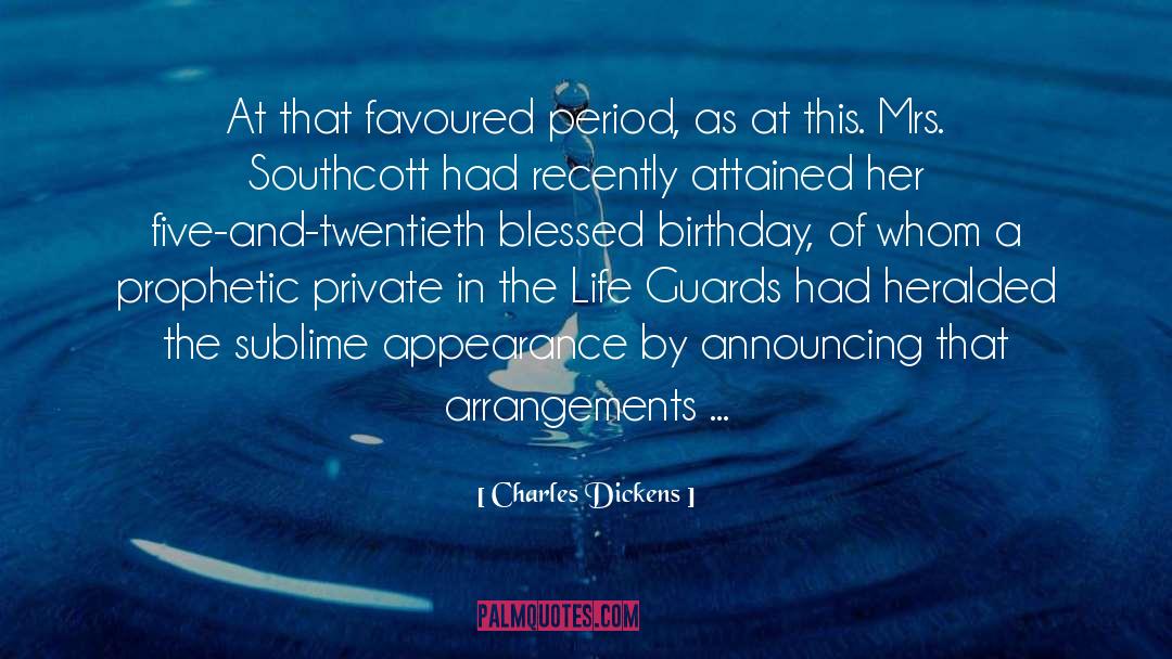 Announcing quotes by Charles Dickens