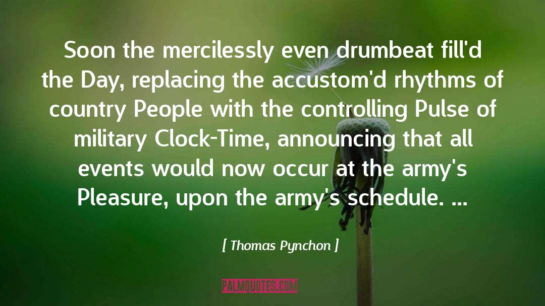Announcing quotes by Thomas Pynchon