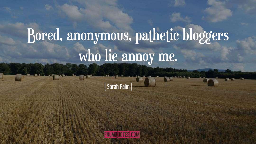 Annoy quotes by Sarah Palin