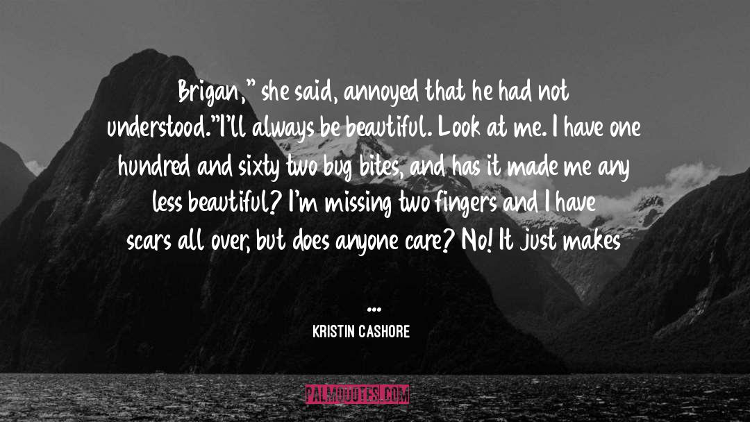 Annoyed quotes by Kristin Cashore