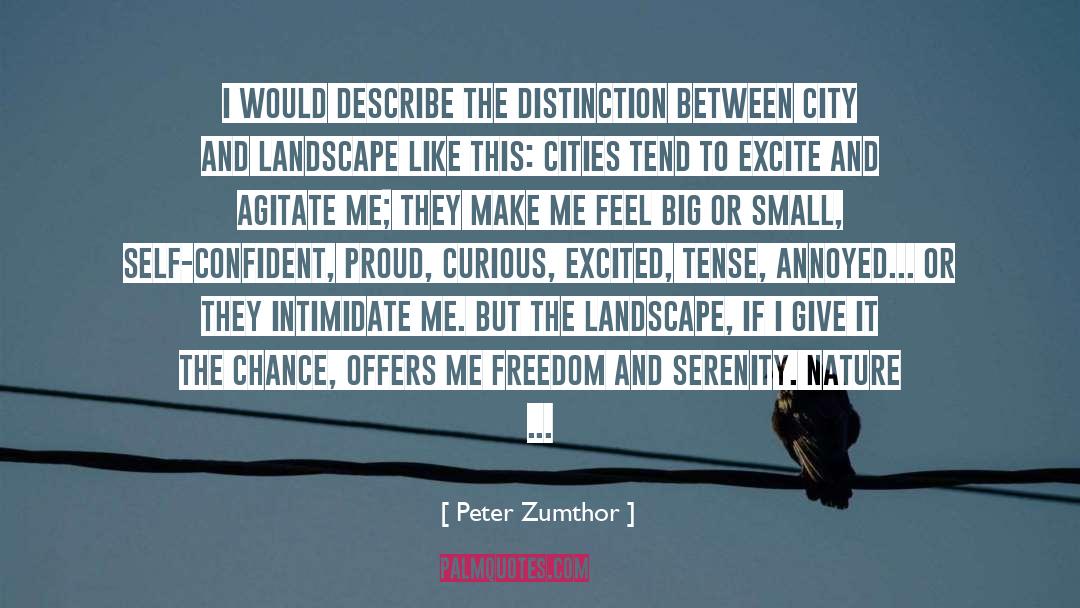 Annoyed quotes by Peter Zumthor