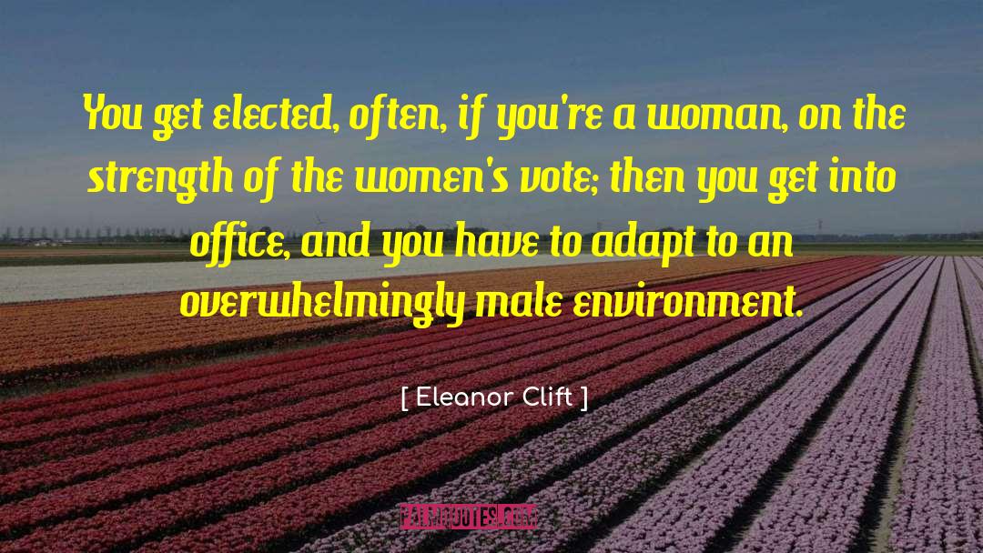 Annoying Office Mates quotes by Eleanor Clift