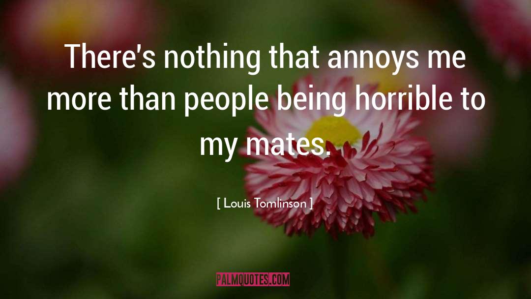 Annoys quotes by Louis Tomlinson