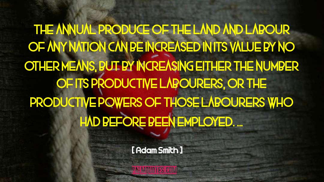 Annual quotes by Adam Smith