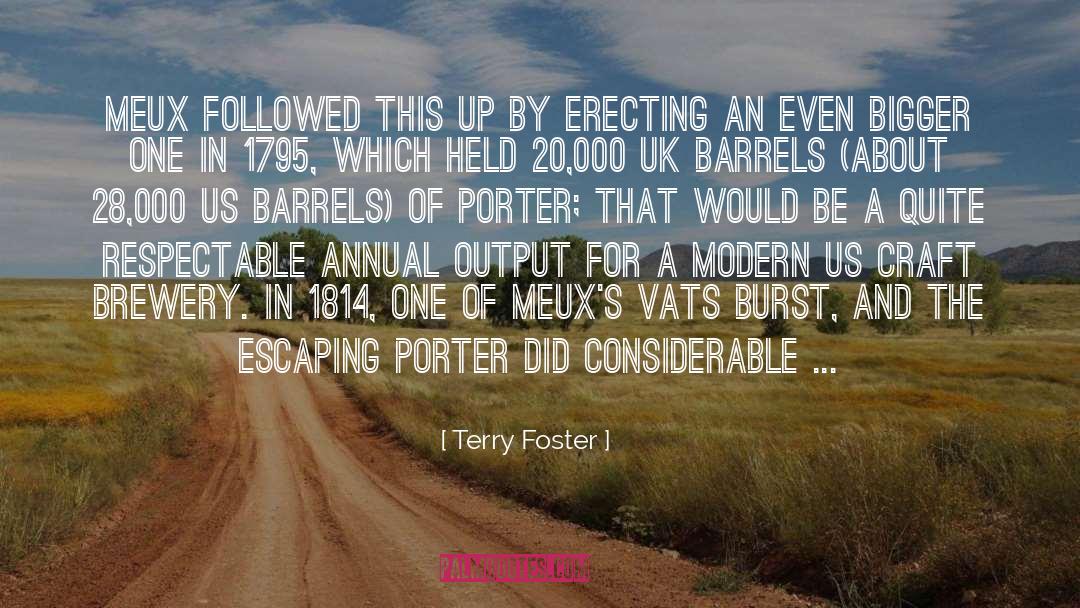 Annual quotes by Terry Foster