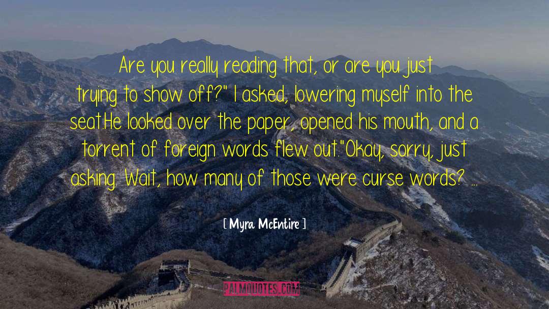 Annukka Mouth quotes by Myra McEntire