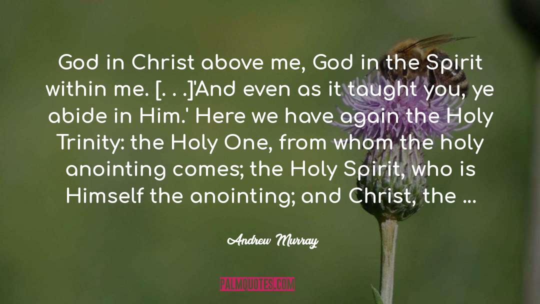 Anointing quotes by Andrew Murray