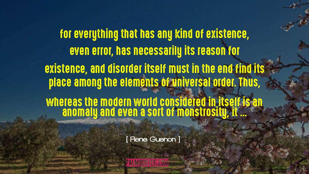 Anomaly quotes by Rene Guenon