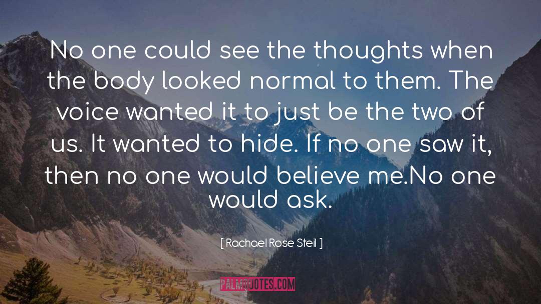 Anorexia Relapse quotes by Rachael Rose Steil