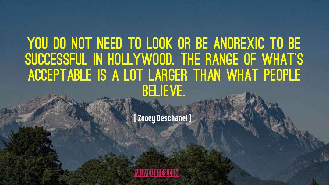 Anorexic quotes by Zooey Deschanel