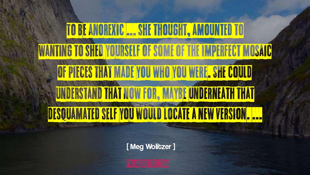 Anorexic quotes by Meg Wolitzer