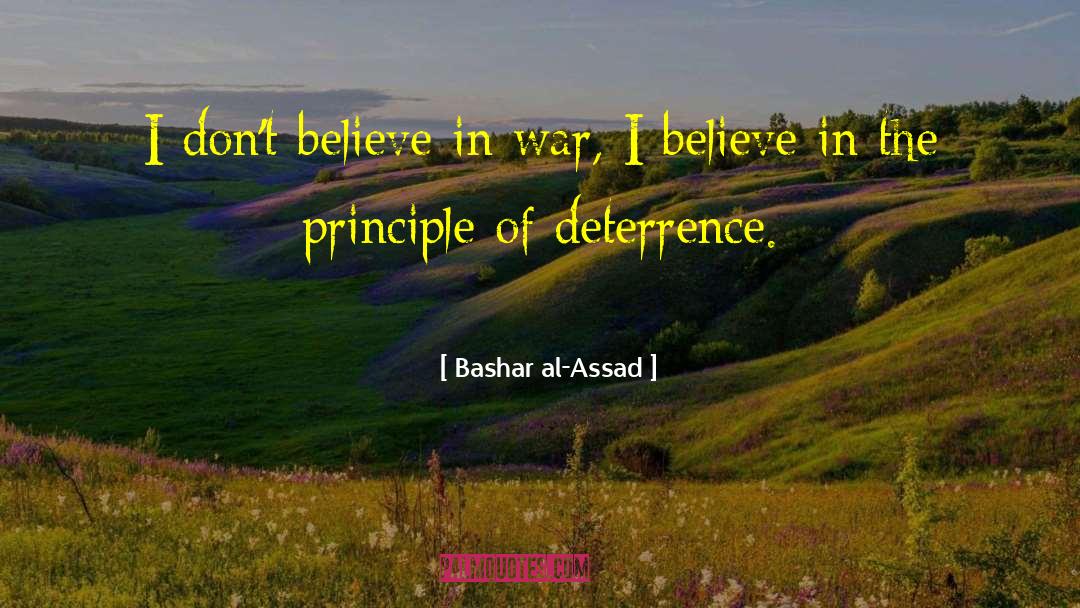 Another Baha I Principle Proven quotes by Bashar Al-Assad