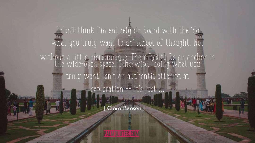 Another Culture quotes by Clara Bensen