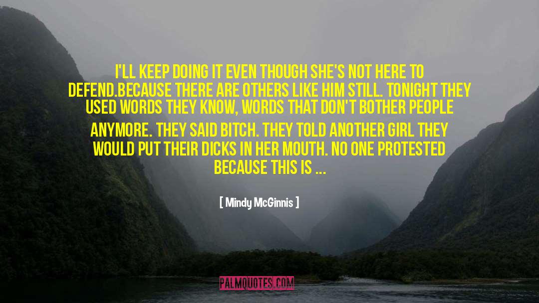Another Girl quotes by Mindy McGinnis