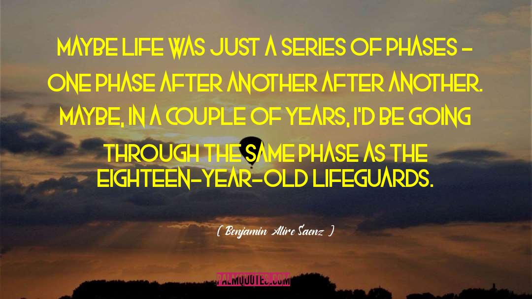 Another Life Altogether quotes by Benjamin Alire Saenz