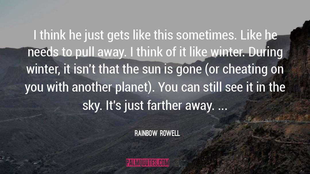 Another Planet quotes by Rainbow Rowell