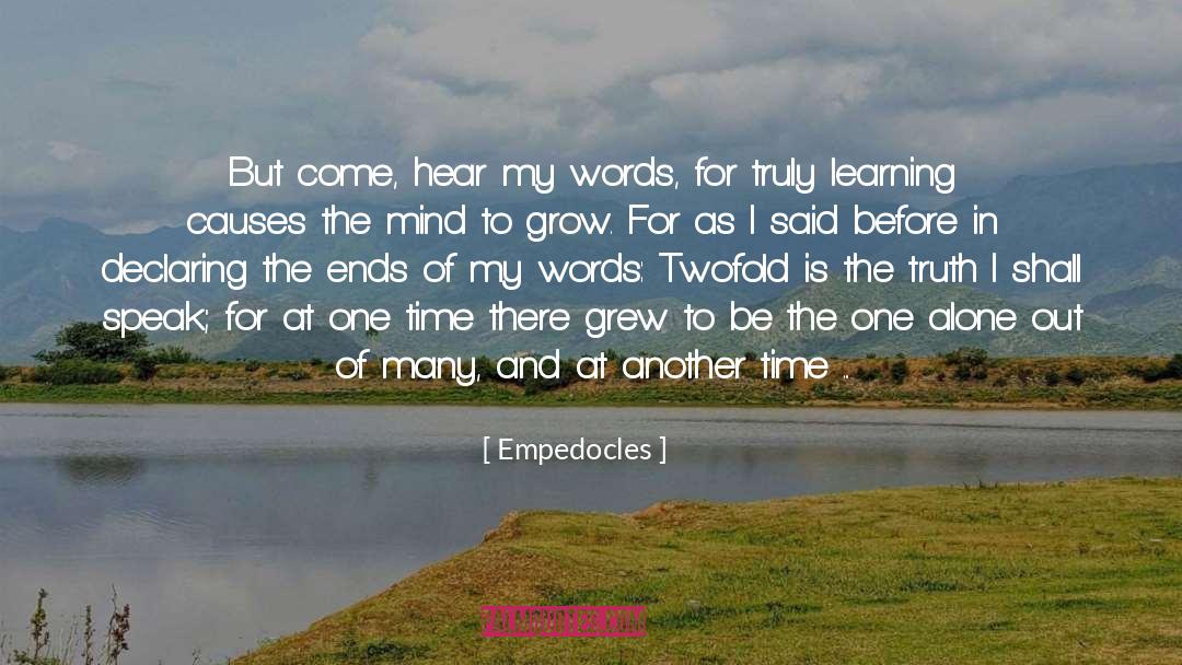 Another Time quotes by Empedocles