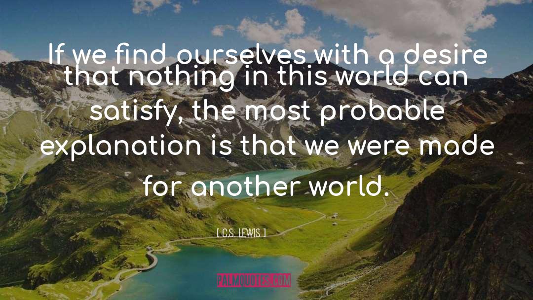 Another World quotes by C.S. Lewis