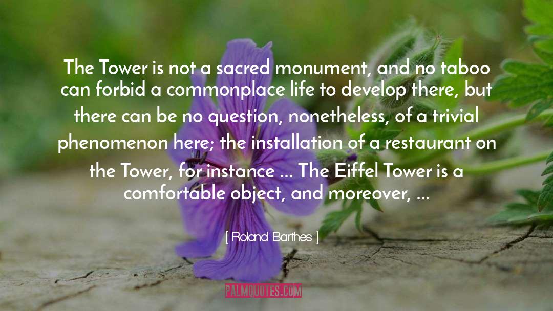 Ansara Restaurant quotes by Roland Barthes