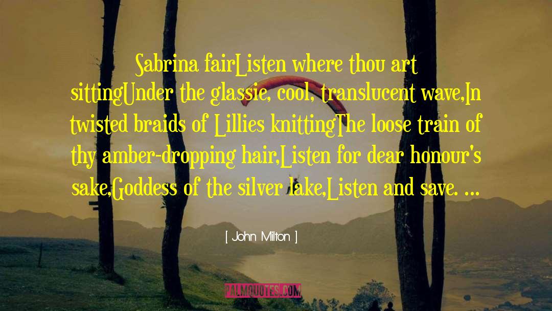 Anstruther Lake quotes by John Milton