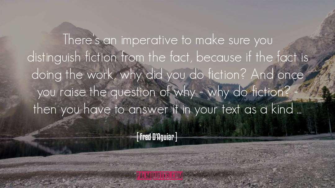 Answer quotes by Fred D'Aguiar