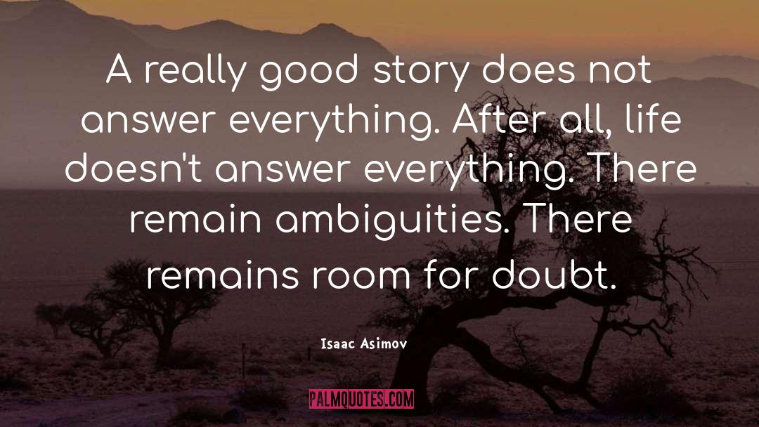 Answer quotes by Isaac Asimov