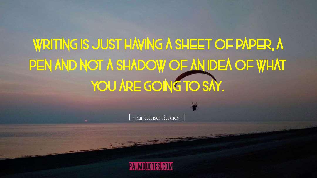 Answer Sheet quotes by Francoise Sagan